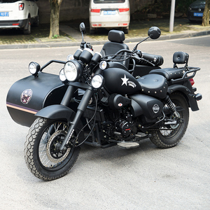 海陵边三轮摩托车叛逆者宗申250油冷电喷复古侉子偏三轮摩旅上牌