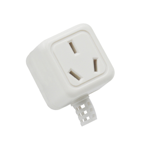 新品热销 220v监控电源三脚三孔母插头插座纯铜室外防水盒家用