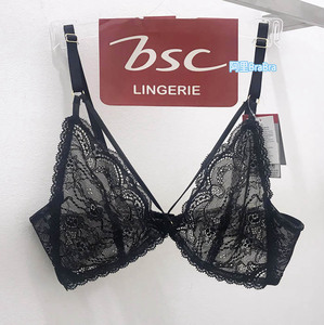 泰国bsc黑色/白色文胸 蕾丝花边 无钢圈无插垫 超薄文胸 代购