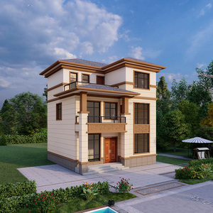 两间三层别墅农村