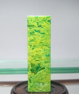 广绿玉印章 广东绿石 广绿石 寿山石 雅安绿冻石老挝藏书章书画章