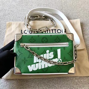 16代购lv路易威登mini soft trunk 限量绿色小盒子
