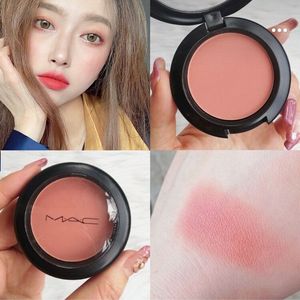 mac魅可柔彩矿物质哑光单色腮红melba蜜桃色 ray beam 可当眼影用
