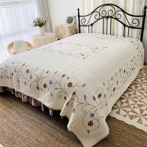 00恩兴家纺旗舰店天猫纯棉床盖单件全棉纯色炕盖四季通用2021新款