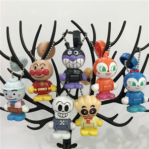 万代扭蛋 面包超人玩具 细菌小子 人物角色q版挂件钥匙扣摇铃吊饰