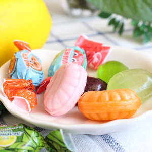 俄罗斯进口斯拉绮牌果酱夹心水果西瓜葡萄香橙薄荷绿茶糖婚庆喜糖