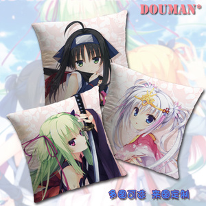 千恋万花幼刀丛雨朝武芳乃常陆茉子动漫游戏周边定制方形抱枕靠枕