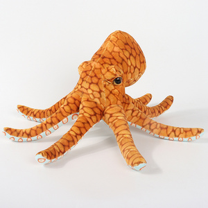 海洋野生动物海龟毛绒玩具仿真章鱼科技馆亚马逊热卖男孩子礼物