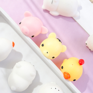 可爱萌上课无聊抖音热门减压发泄解压小玩具橡胶软的动物捏捏乐