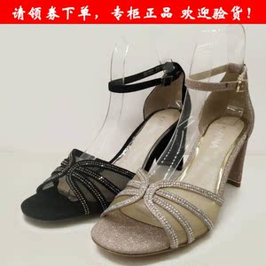 km00902卡迪娜女鞋kadina凉鞋女国内代购夏专柜正品后包跟中空