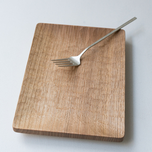 现货 | 日本木作家 山口和宏 胡桃木长方托盘皿21cm