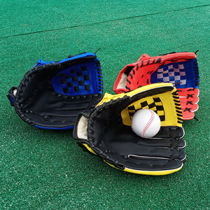 寓鸟加厚棒球垒球手套儿童少年成人内野投手学生练习用棒垒球手套