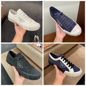 意搜 意大利代购 prada普拉达男士新款轮胎底帆布鞋