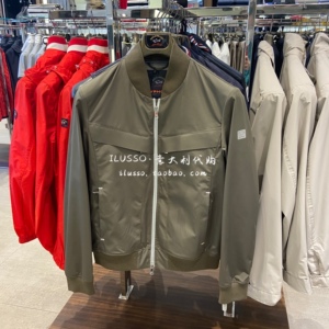 ilusso意搜·意大利代购 鲨鱼paul&shark男士防水夹克外套typhoon