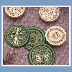 火漆印章封口蜡邮戳系列信封礼物手账邀请祝福语结婚动漫火漆头