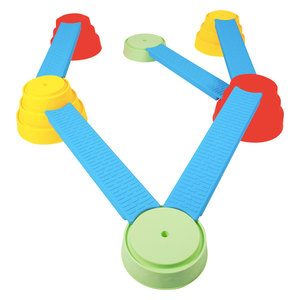 建构组平衡独木桥儿童构建组合感i统训练器材玩具板万象桥板过河