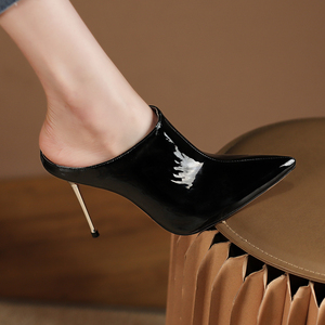 铁头鞋女高跟鞋