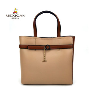mexican/稻草人女士包包2020年新款简约时尚单肩斜挎手提托特包