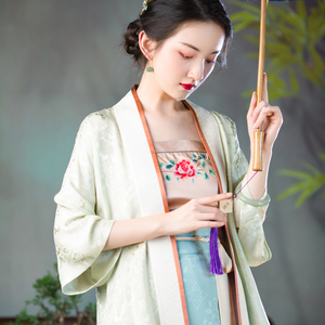 玉肌蕊丨春夏款汉元素服抹胸真丝桑蚕丝绣花内搭肚兜女短吊带背心