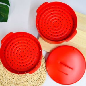 包邮 特百惠 双层蒸霸 塑料蒸屉蒸笼蒸格蒸锅 升级版 专柜正品