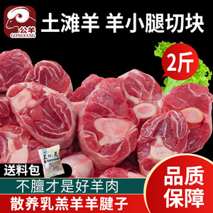 羊小腿切块羊腱子肉内蒙古宁夏滩羊肉新鲜现杀原切鲜嫩优质生羊腿