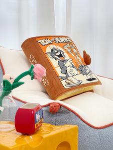 猫和老鼠周边摆件正版汤姆杰瑞TomandJerry经典漫画书抱枕靠坐垫