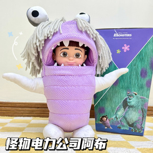 现货 soap studio迪士尼怪兽电力公司阿布毛绒公仔可动手办摆件