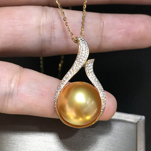 珍珠坠子吊坠单颗