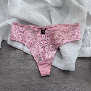 北美lz娜圣莎蕾丝网纱高腰性感s码女丁字内裤t裤