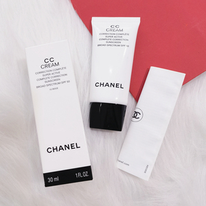 法国香奈儿cc霜隔离防晒遮瑕三合一美白防晒霜敏感肌夏季提亮肤色
