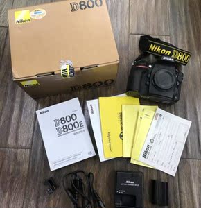 杭州实体店 尼康D800 行货 包装齐全 三码合一