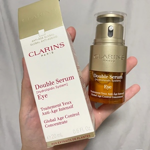 clarins娇韵诗新品双萃焕活眼部眼霜精华20ml 淡化眼纹黑眼圈