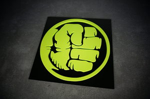 漫威超级英雄绿巨人立体装饰画无框画艺术墙儿童卧室墙贴壁挂创意