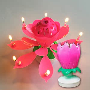 生日蜡烛/智能开花音乐生日蜡烛开心乐音乐蜡烛