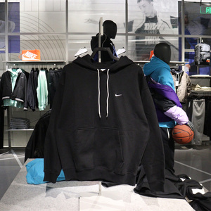 专柜正品nike耐克lab男刺绣小logo运动连帽套头衫卫衣外套 da0316