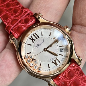 【二手名表】萧邦热门女装快乐钻274808全金7钻,表径36毫米