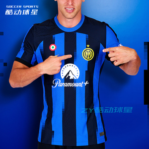 国际米兰球衣 23-24赛季主场足球服10号劳塔罗正版足球训练队服