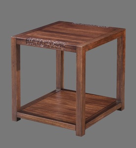 春秋一木 新中式 实木家具客厅边几  现代中式茶几 边几 四方茶几