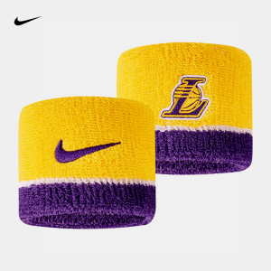 正品耐克nba护腕腕带吸汗纯棉运动健身跑步篮球欧文湖人勇士球迷