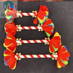 五彩花棍莲响棒钱杆创意健身六一儿童节器械幼儿舞蹈道具表演花棒