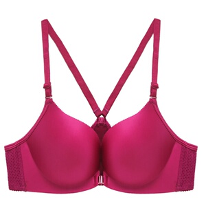 前扣文胸聚拢前系扣前解扣小胸罩前挂钩内衣女无钢圈不要溜肩滑肩