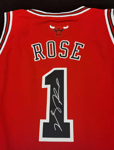 罗斯亲笔签名球衣罗斯亲签rose德里克罗斯亲笔签名球服球衣
