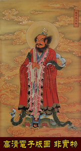 佛菩萨画像 掐丝唐卡 画稿  道家 张道陵天师画像 高清电子版