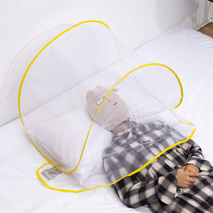 头部防蚊蚊帐便携可收纳免安装头套头睡觉用网罩家用户外摭头面部