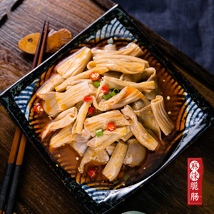 麻辣香辣脆肠凉拌鸭肠酒店饭店用特色半成品凉菜开袋即食冷盘冷菜