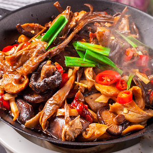 干锅三菌酒店饭店餐饮用特色半成品菜美食冷冻湘菜预制私房菜食材