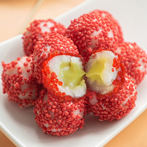 山药荔枝球10个特色点心爆浆榴莲球酒店餐饮半成品油炸小吃食材商