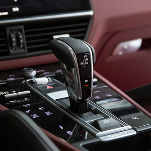 保时捷原厂exclusive design排档选档杆卡宴帕拉梅拉真皮压花档把