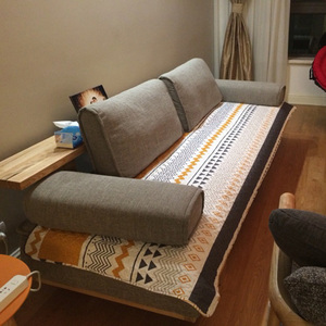 MONETRIVER异型沙发垫定制客厅贵妃椅垫定做四季防滑沙发巾盖套罩