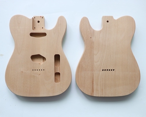 新品tele琴体电吉他组装diy桤木琴身半成品赤杨木原木琴